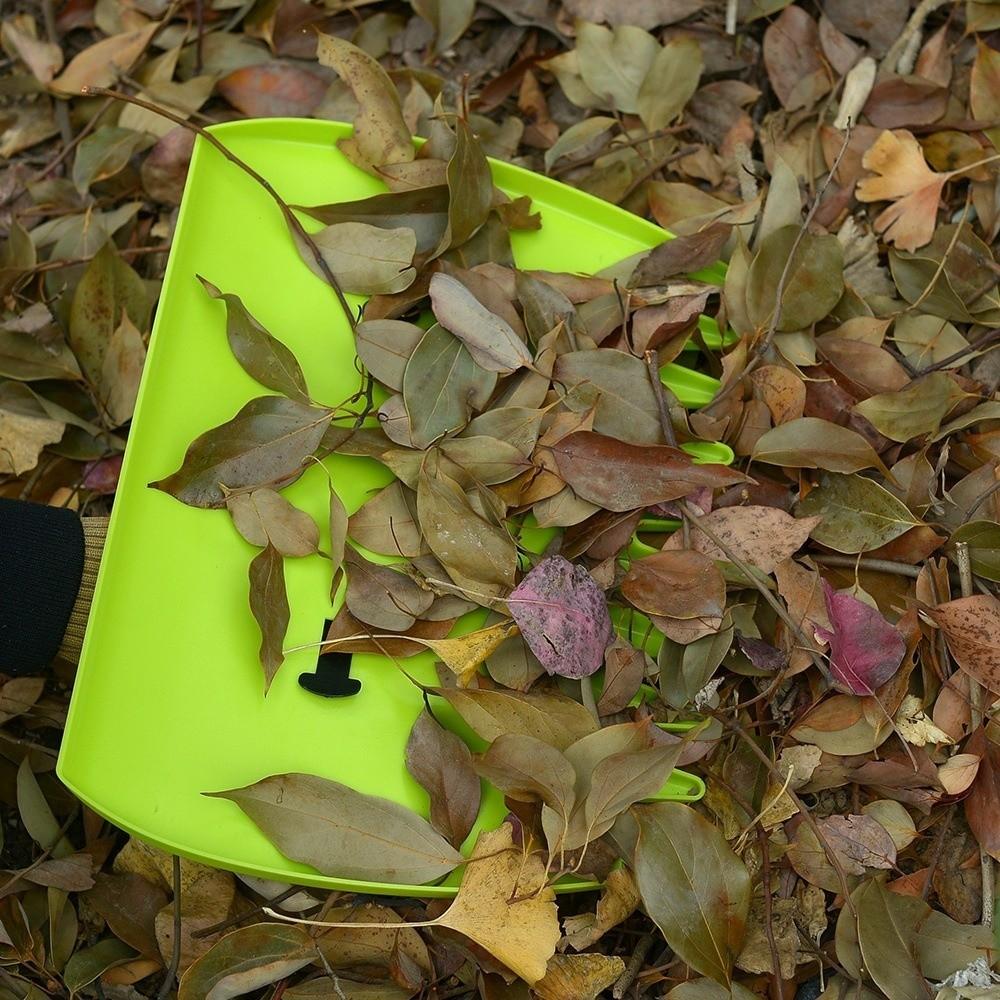 1 Pair Wear-resistant Leaf Catcher Labor-saving Leaf Collection Tool Leaf Scoop  Rubbish Pick Up