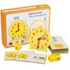 Children Montessori Clock Educational Toys Hour Minute Second Cognition Matching Puzzle Toys Kids Early Preschool Teaching Aids