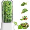 Herb Keeper for Refrigerator Keep Herbs Fresh Longer Premium Herb Saver Versatile Container for Cilantro Parsley Basil Mint