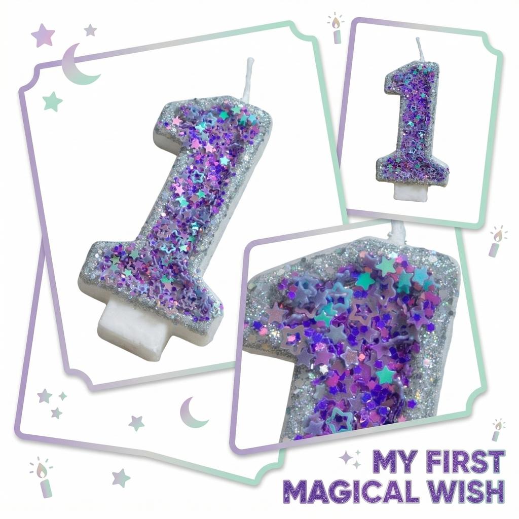 Fashion Cartoon Creative Birthday Candles Party Digital Candles