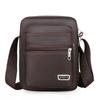 Business Leisure Mens Crossbody Bag Large Capacity Portable Handbag Multi Layer Waterproof Shoulder Bag For Commute