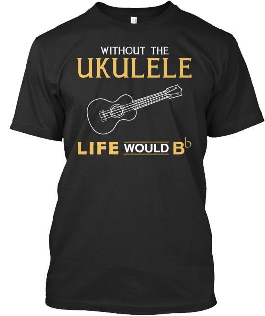 

Ukulele T-shirt Made in the USA Size S to 5XL Unisex T-Shirt L