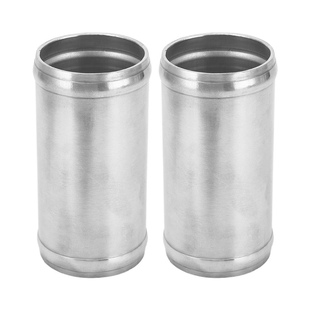 1 Paar Schlauchverbinder Rohrverbinder 50mm Ausgezeichnete Abdichtung Feste Klemmung Hitzebeständige Aluminiumlegierung