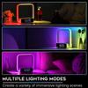 Bedside Lamp with Alarm Clock 3 Color Modes Touch Lamp with Wireless Charger Touch Night Light for Bedroom Office and Home Decor
