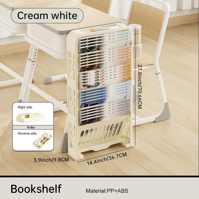Classroom Desk Storage Artifact Book Storage Shelf Student Desk Bookshelf Small Classroom Storage Bookcase Bookstand Bookshelves