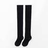 Solid-colored Long Socks, Solid-colored Pressure Knee-high Socks, Autumn and Winter Socks, Student Long Stockings, High-top Cotton Women's Socks