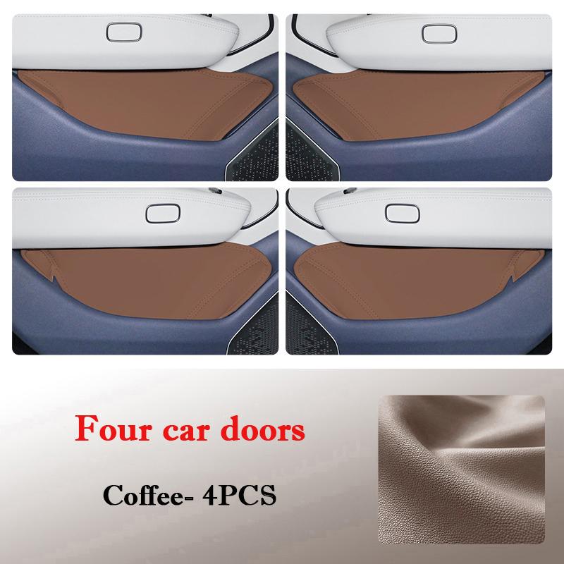 For Lynk & Co Z10 2026 2026 Car Door Slot Protective Pad Leather Waterproof Door Groove Mat Storage Barrel Interior Accessories