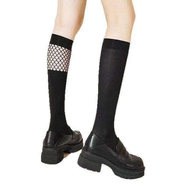 jk uniform shoes small leather shoes new spring thick heel platform British style retro soft leather single shoes