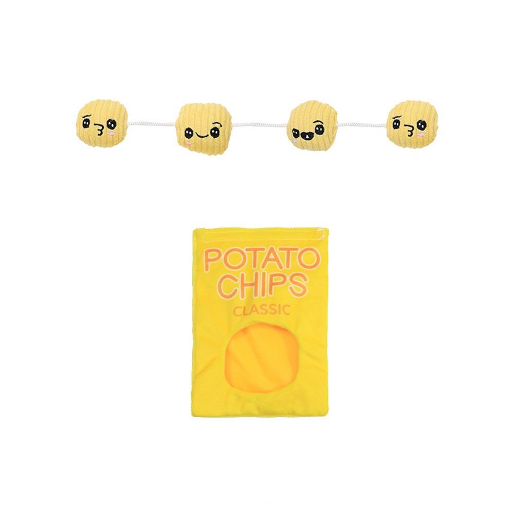 Snacks Candy Potatoes Dog Crisps Toys Funny Interactive Toys Creative Pet Chew Toy Reduce Boredom