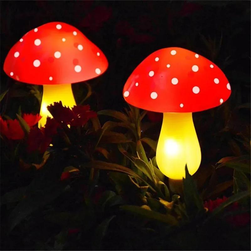 2026 Luce Fatata di Natale Solare LED Lampada a Fungo Per Giardino Cortile Esterno Impermeabile Decorazioni per Feste di Matrimonio 8-20 LED