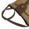Burberrys purse Mega check canvas Shoulder Bag Khaki green canvas mens Used