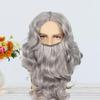 Santa Clause Beard and Wig Santa Costume Accessories Set for Christmas Kid Birthday