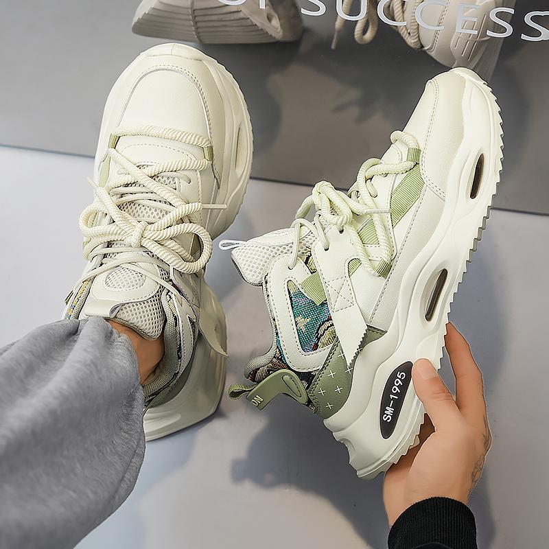 Men 's Casual Four Seasons Fashion  Students Comfortable Sneakers Boys Trending Soft Sole Breathable Shoes