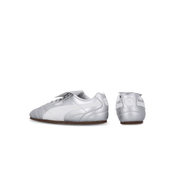 Puma Tackle PRM Metallic Silver Ivory Unisex Sneaker 409116-01