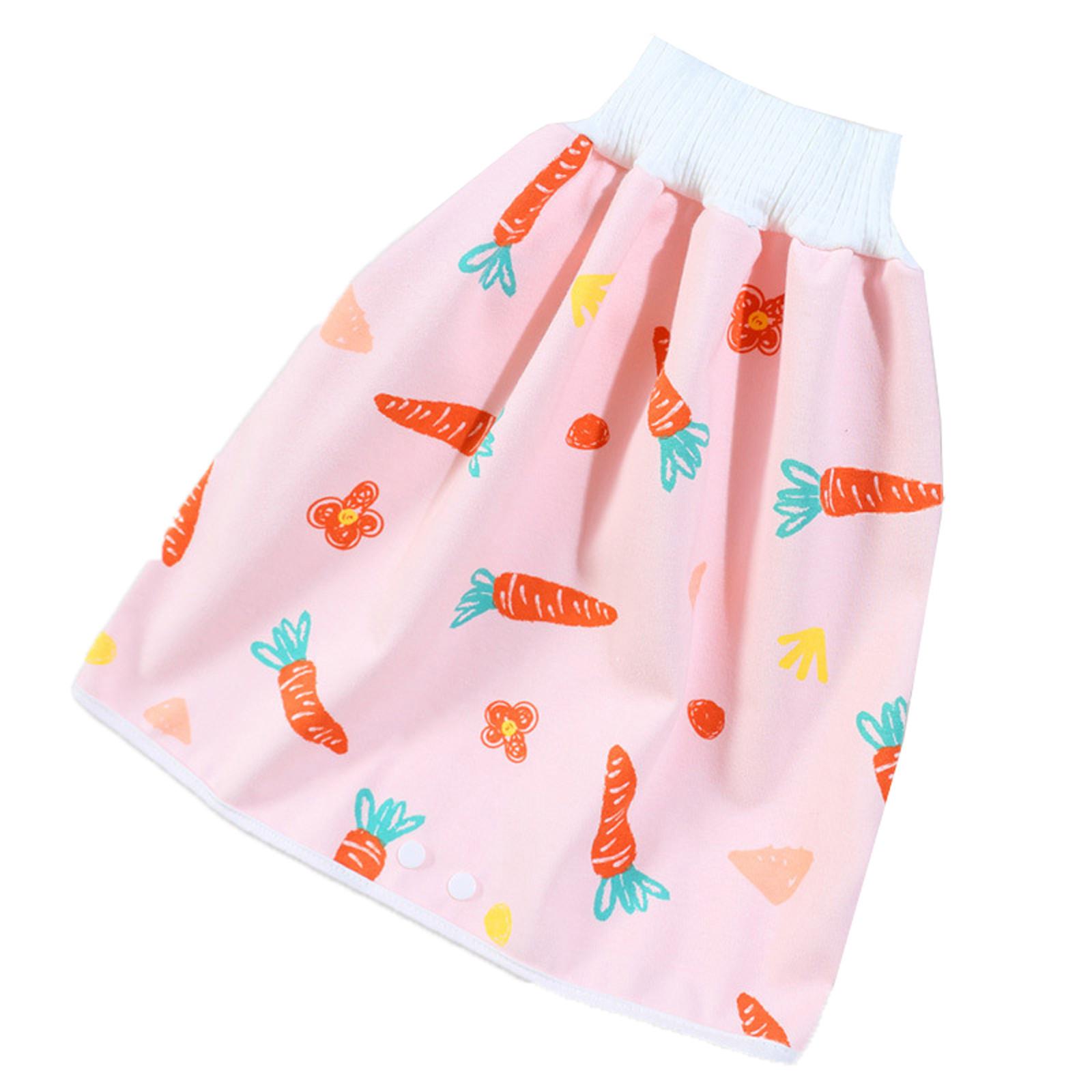 

Удобные многоразовые детские шорты-юбки из подгузников 2 в 1, тренировочная юбка для мальчиков и девочек L красный