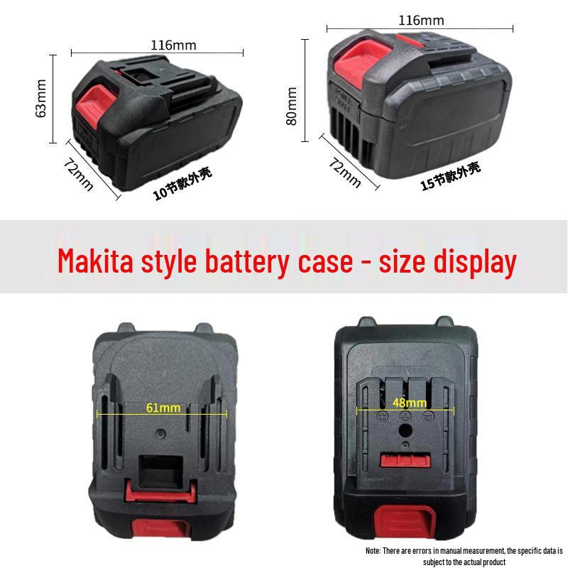 DaYi Style 15-Segment Universal Lithium Battery Shell for Electric Wrench: Fits 48/88VF/A3 (Non-Original)