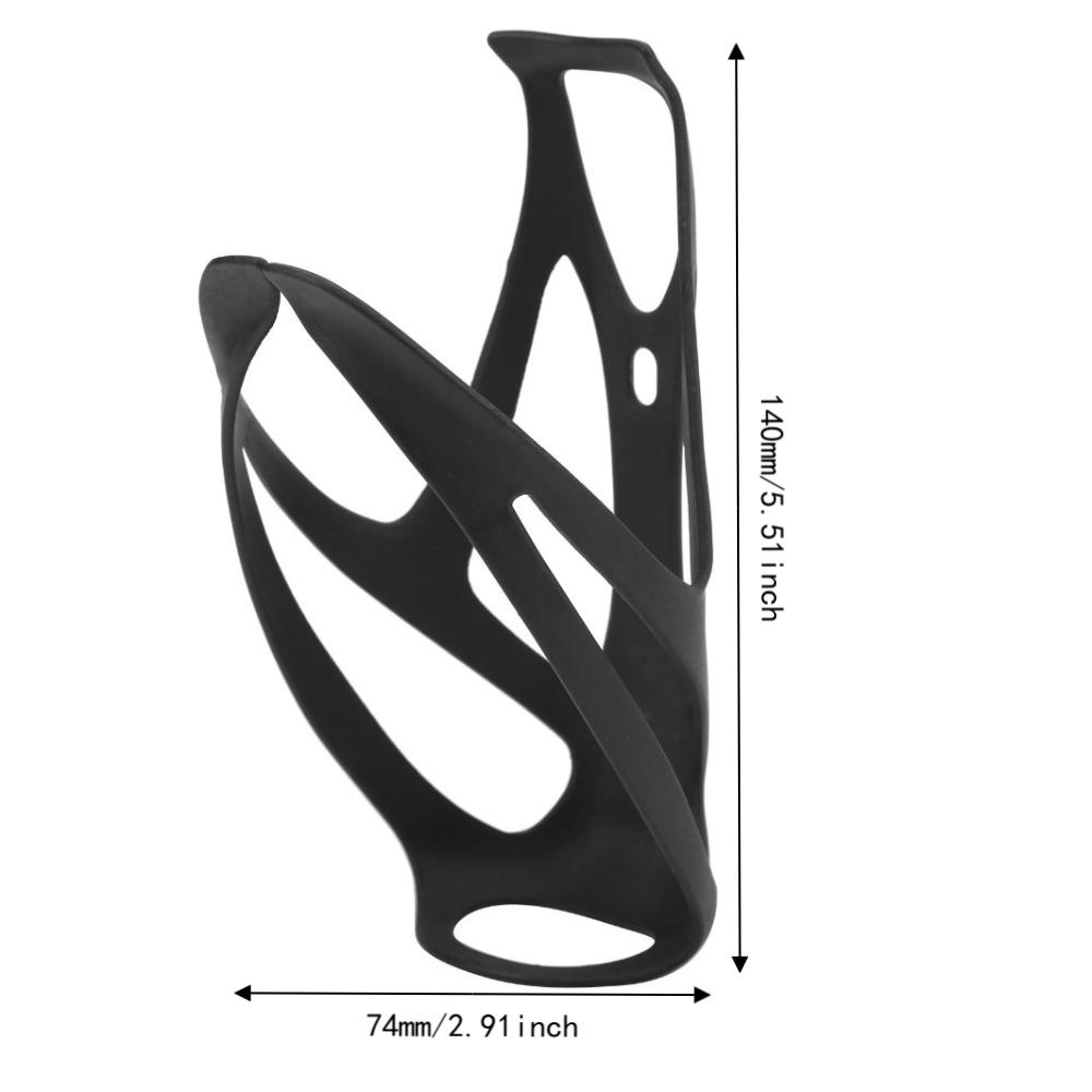 Carbon Fiber Cycling Bottle Holder with 2 Screws Cycling Drink Cage Water Bottle Storage