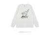 Korean Style Cartoon Cat Print Couple Long Sleeve Retro Top
