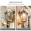 NuFeng Solar Bent Hexagonal Outdoor Wall Lamp
