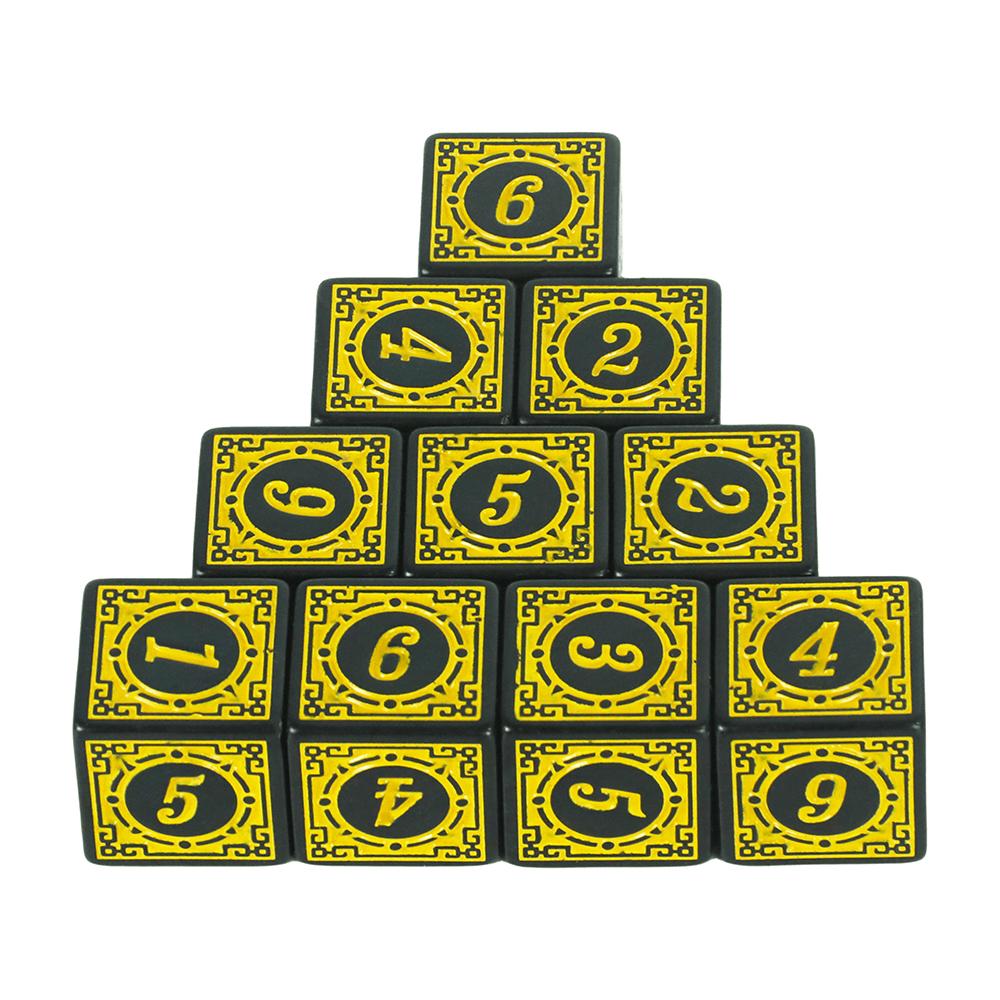 Würfel 10 Stück D6 6 Seiten für D&D Party Familienspiele RPG Würfel Als Sammlung