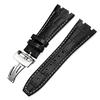 26mm 27mm Calfskin Leather Watch Strap for Audemars Piguet Royal Oak Offshore Ap15400/15500/26331 Watchband Folding Buckle