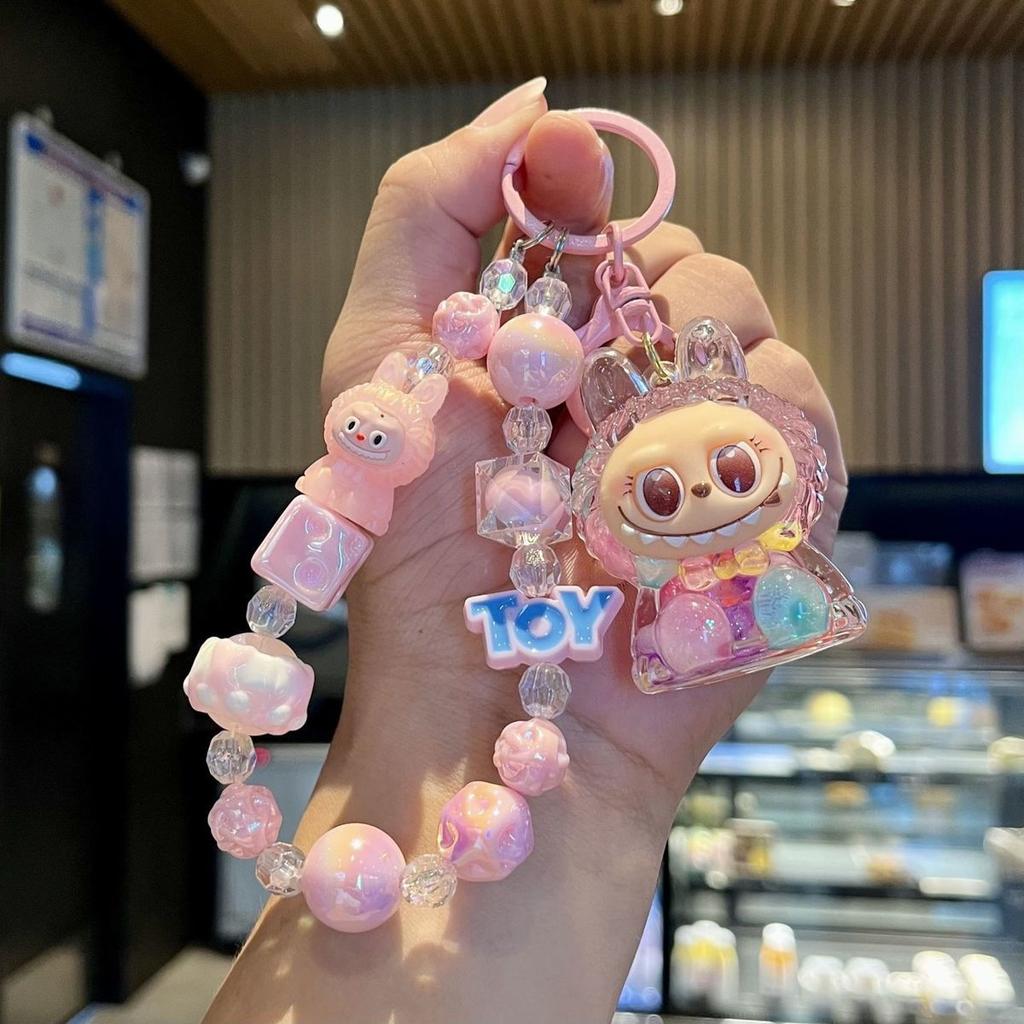 Creative Cartoon Popular Keychain, Labrador, Flowing Sand, Cute Backpack, Hanging Accessories, Pendants, Bags, Gifts, Oiled Dolls