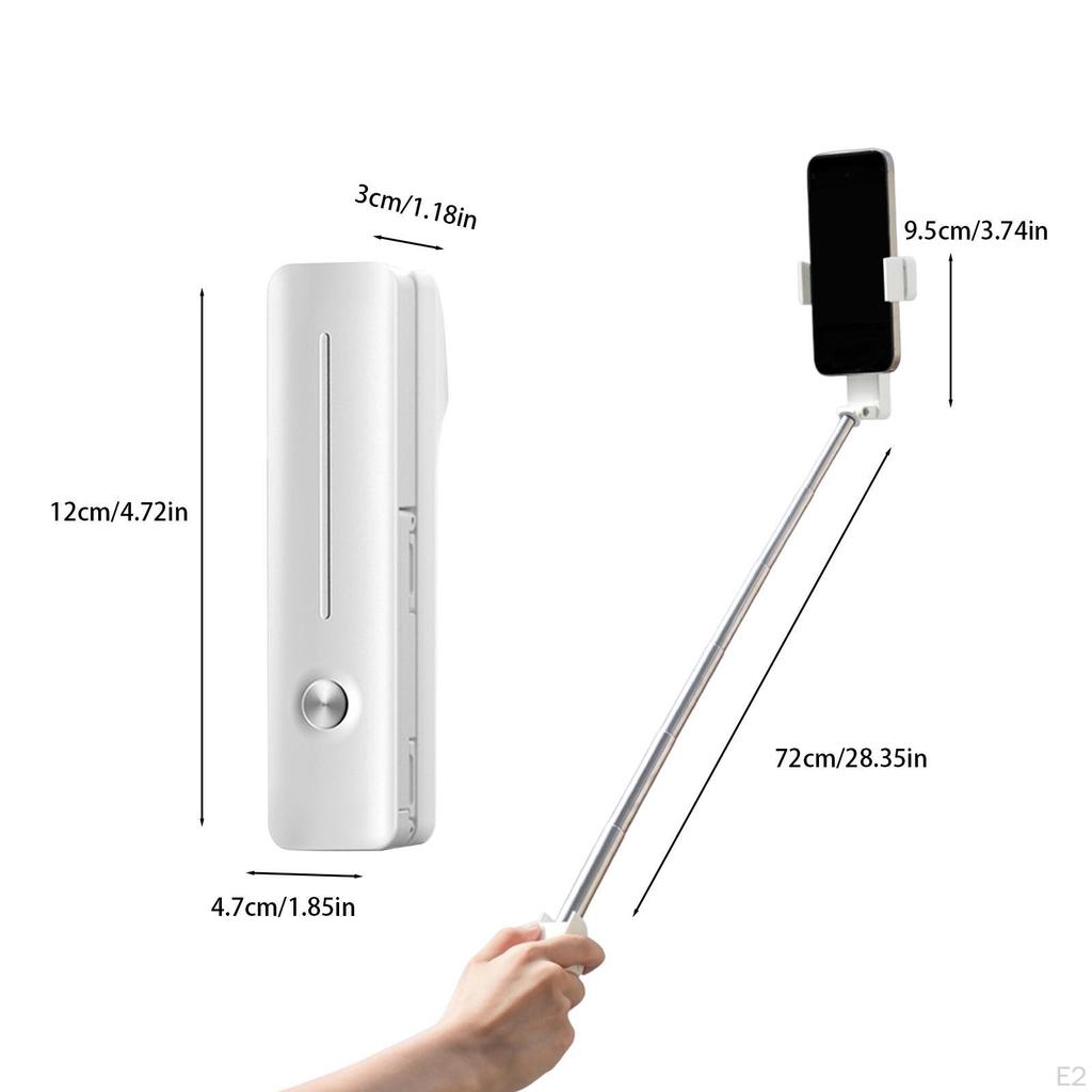 Selfie-Stick Ausziehbar, Verschleißfest, Taschenformat Bequem Tragbar für Fotografie Reise Telefon