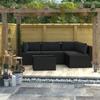 Day and Night - Day and Night 5-piece Garden Furniture Set and Black Synthetic Rattan Cushions