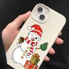Festives Snowman Design PVC Puzzle Stickers Set Of 24 Removable Waterproof Tablet Skin Decals
