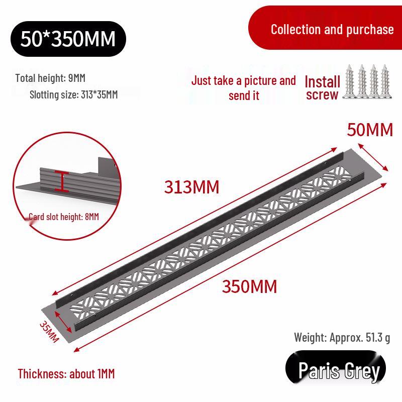 Küchenlüftungsgitterabdeckung aus Aluminium