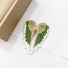 Rhinestone Angel Wings Brooch Pins Women Men Wedding Party Jewelry Gift