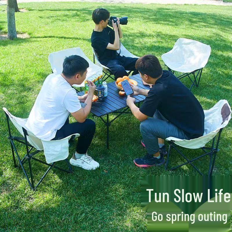 ZISIZ Outdoor Folding Moon Chair