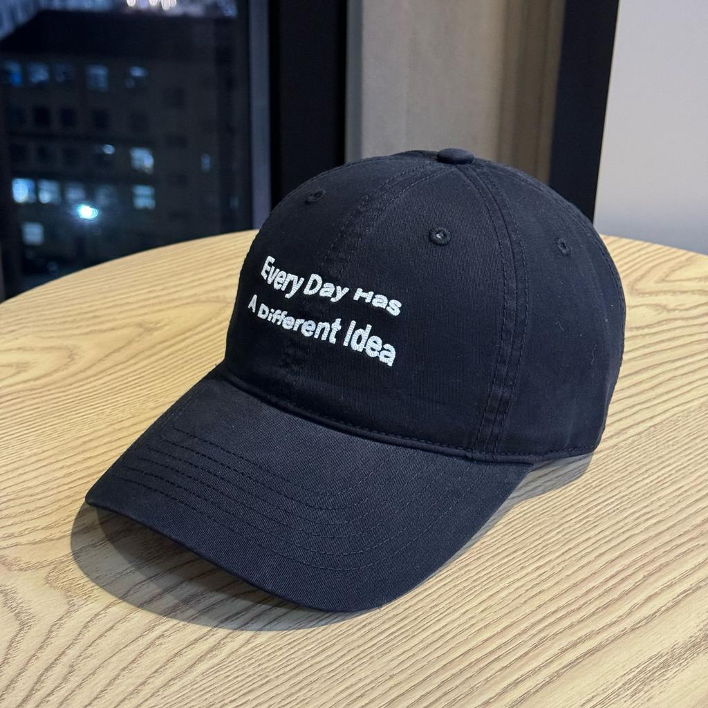 Fashion Hat New Alphabet Baseball Cap Women's Wide Brim Big Face Small Face Soft Top Cap Korean Version Big Head Circumference Deep Top Hat