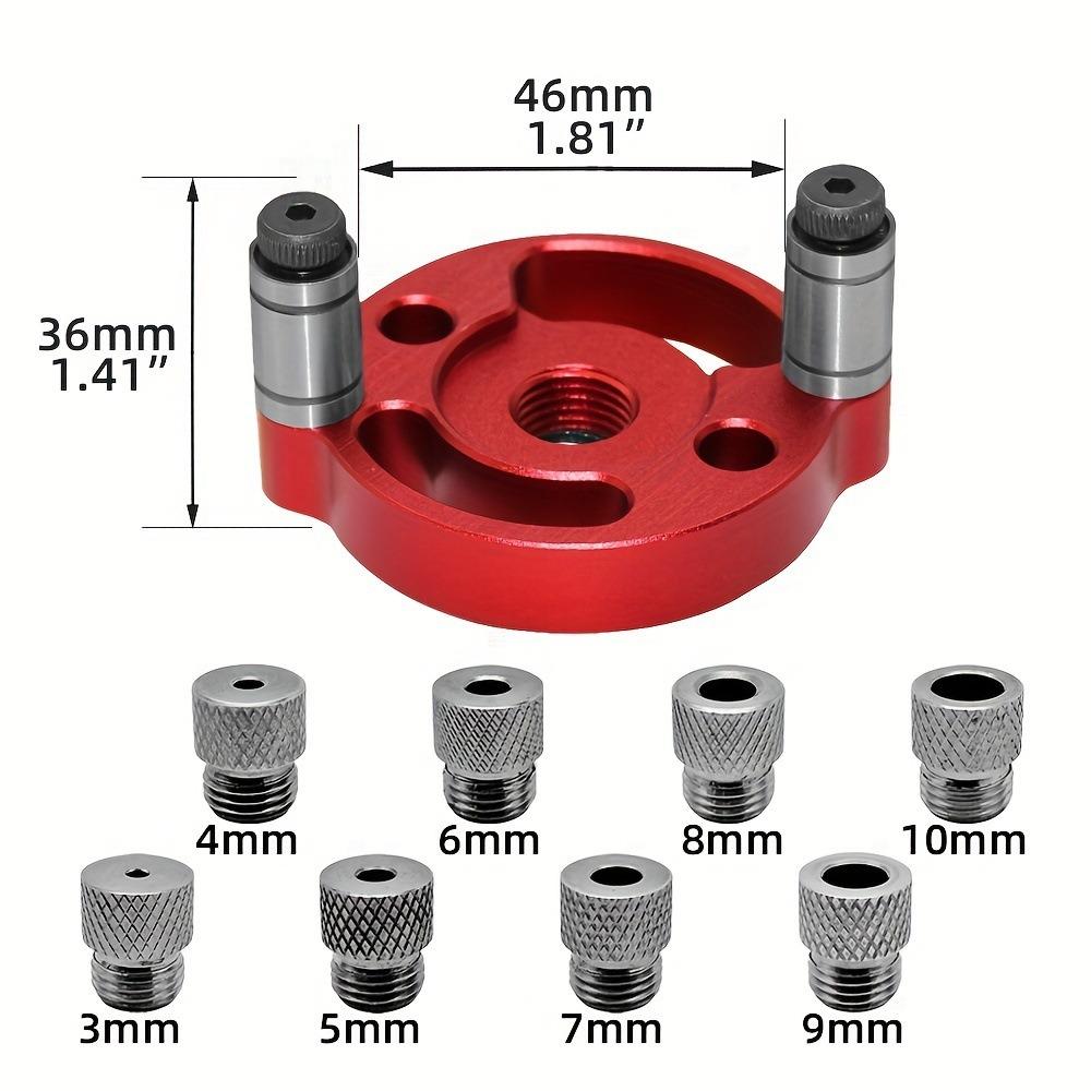 Aluminum Self Center Dowel Jig 3-10mm Vertical Hole Jig New Hole Puncher Locator  Woodworking Tools