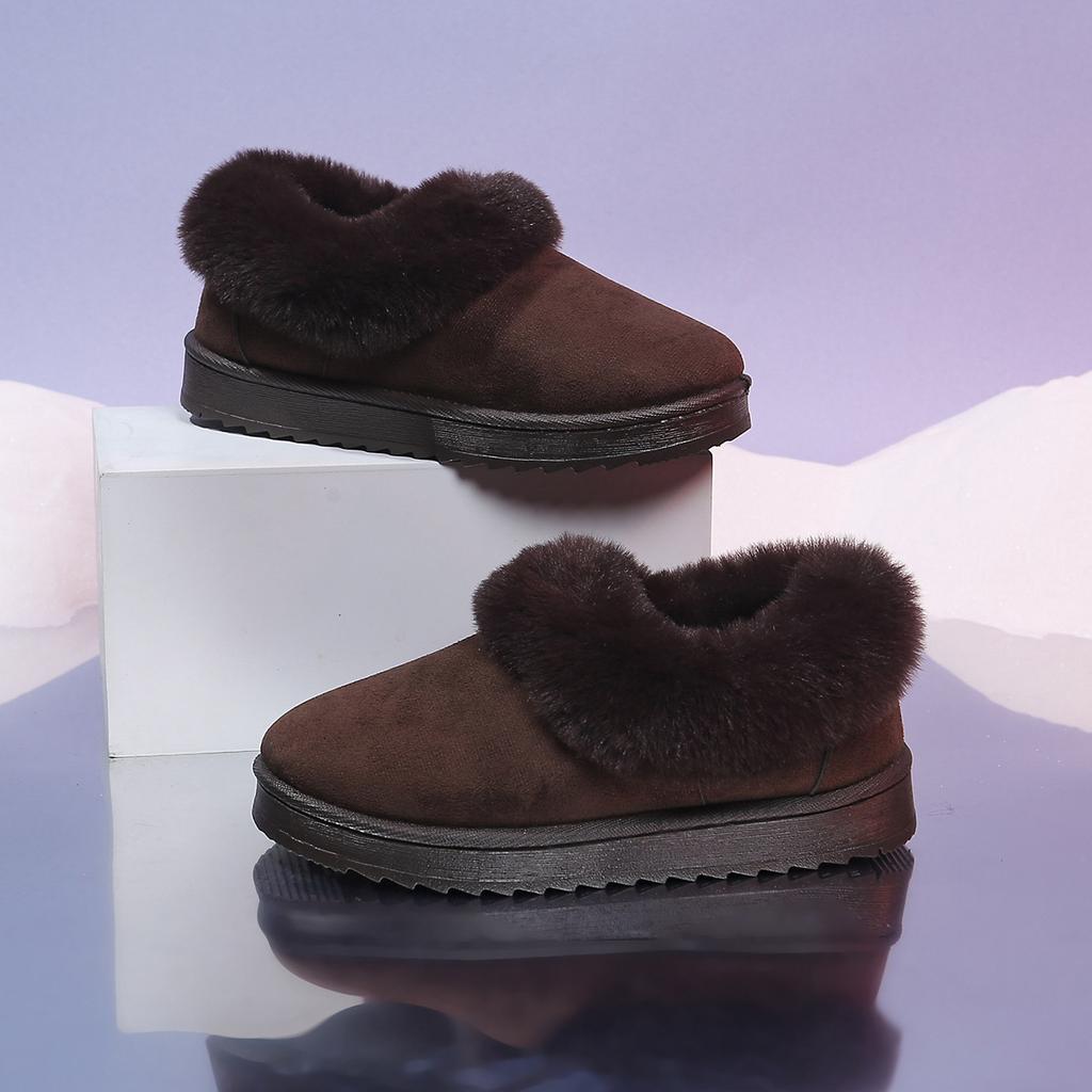 New Women's Snow Boots Cotton Shoes - Arch Support Thick Sole Soft Elastic Lightweight Non-slip Warm Comfortable Shoes