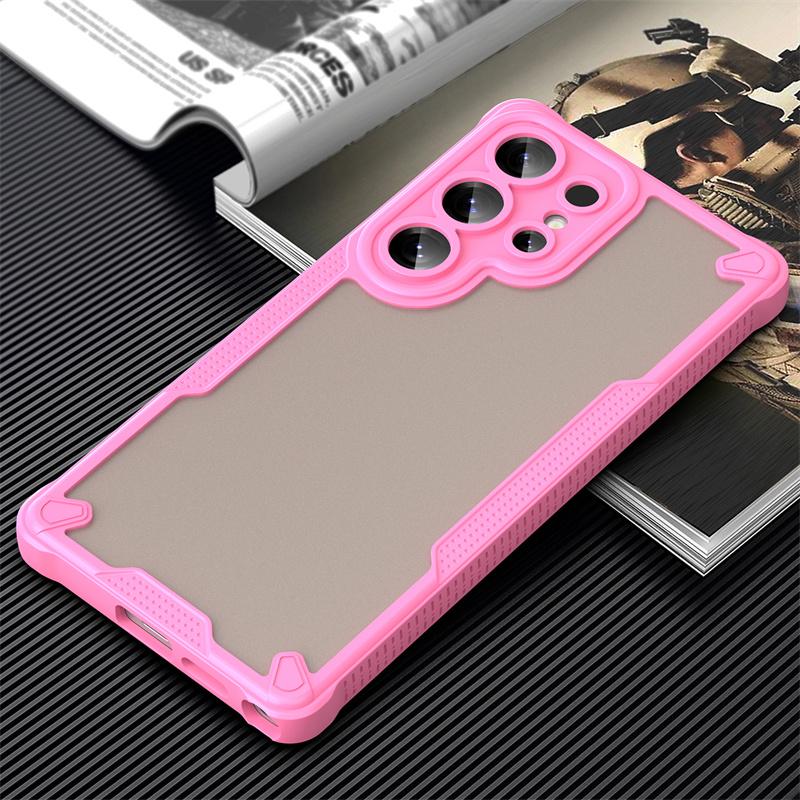 Cover Protettiva Robusta Ibrida Per Samsung Galaxy S25 S24 FE S23 Ultra S22 Plus Custodia Antiurto Coque Fundas Capa