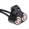 Alloy 7/8'' Handlebar Refit Waterproof 2 Button Control Blue Indicator Switch