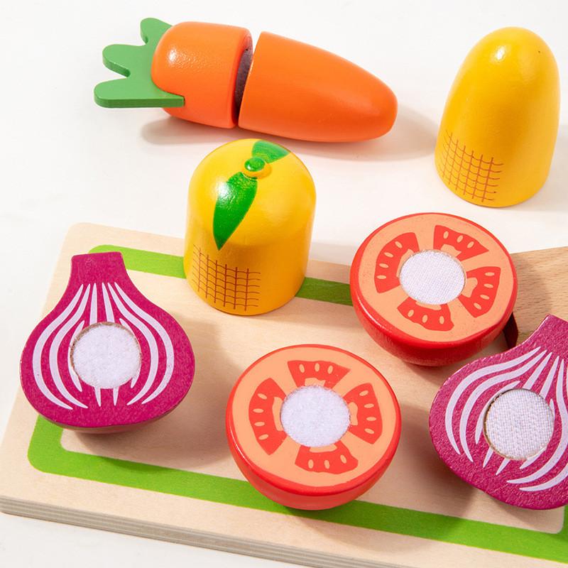 Pretend Kitchen Play Toy Wooden Sushi Cake Children Learning Creative Play Gift