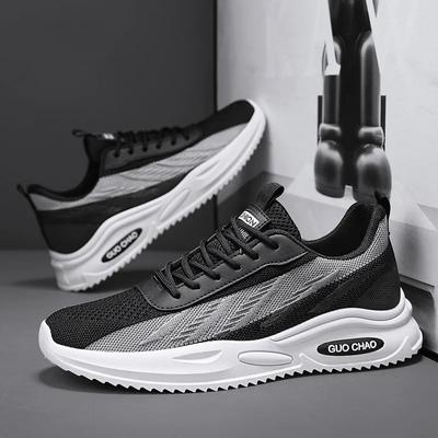 2024 Summer Breathable Shoes for Men's Running Sneakers Sports Anti Slip Soft Sole Fitness Training Shoes Casual Mesh Shoes