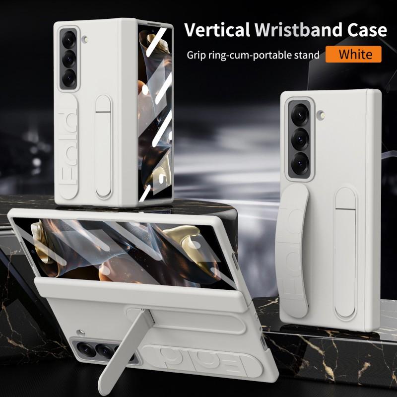 Slim Foldable Phone Case Galaxy Z Fold6 SE W25 With Wrist Strap Stand Full Coverage Shockproof PC Shell
