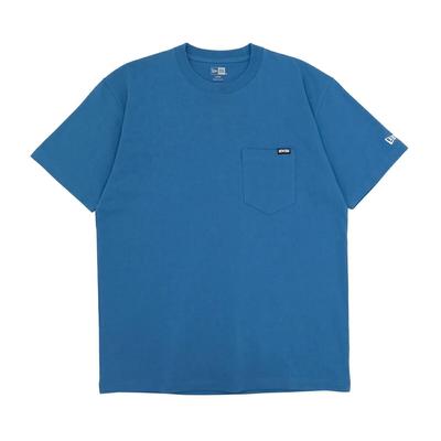 New Era Short Sleeve Cotton 14683868 Atlantic Size ONSPOTZ and Popular Suitable Clothes Folding Instructions T-Shirt, S/S Tee, NER33A0915, Blue, L,