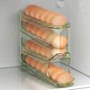 4-layer Slide Egg Storage Box Ladder Style Egg Box Storage Refrigerator Side Door Large Capacity Automatic Egg Rolling Machine