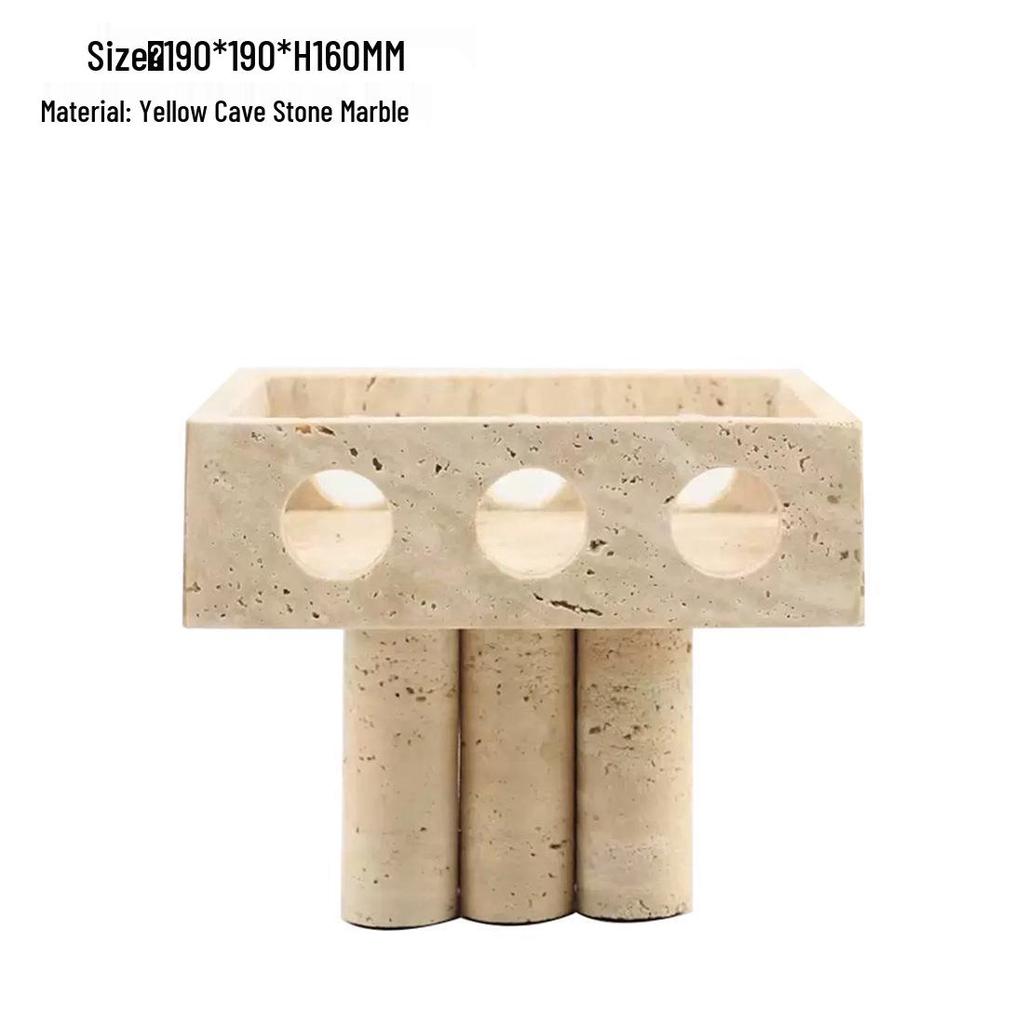 Meibao Geometrisk Marmorvas för Blomsterarrangemang - Hem-, Hotell- eller Showroomdekor