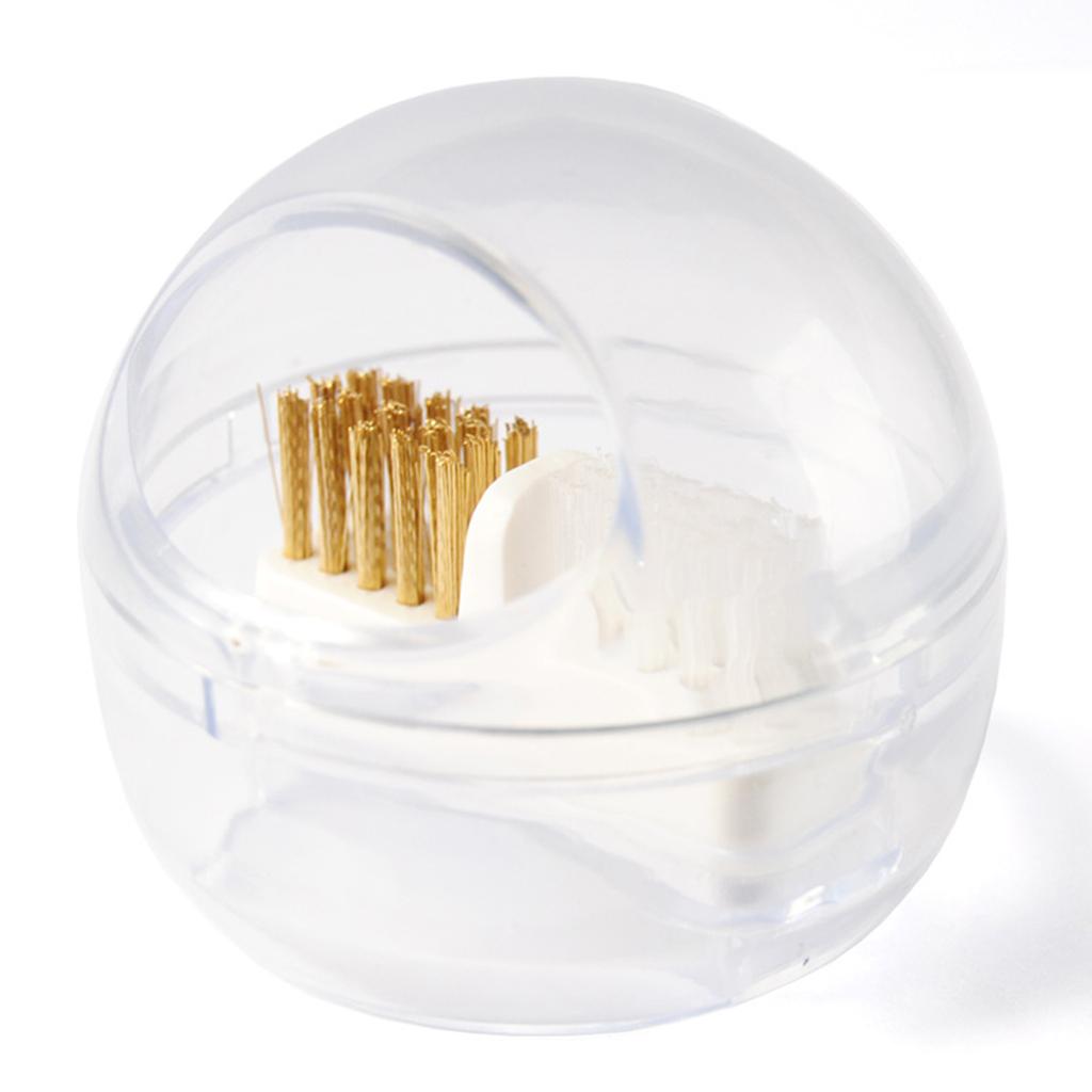 Nail Polish Head Cleaning Brush Removable Polish Head Cleaning Case