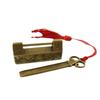 4pcs Bronze Finish Traditional Padlock Decorative Design Magpie Flowers Padlock  Antique Cabinet