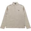 Polo Jacquard Embroidered Long Sleeve Polo Shirt Men Tops Beige 710964531-005