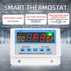 AC 220V DC 12V 24V Cyfrowy Termostat 30A Kontroler Temperatury Przełącznik Kontroli Temperatury Wiszący na Ścianie Maks. 6600W W3103