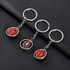 Five Types of Moving 3D Baseball, Soccer, Basketball, Rugby, and Golf Ball Keychains