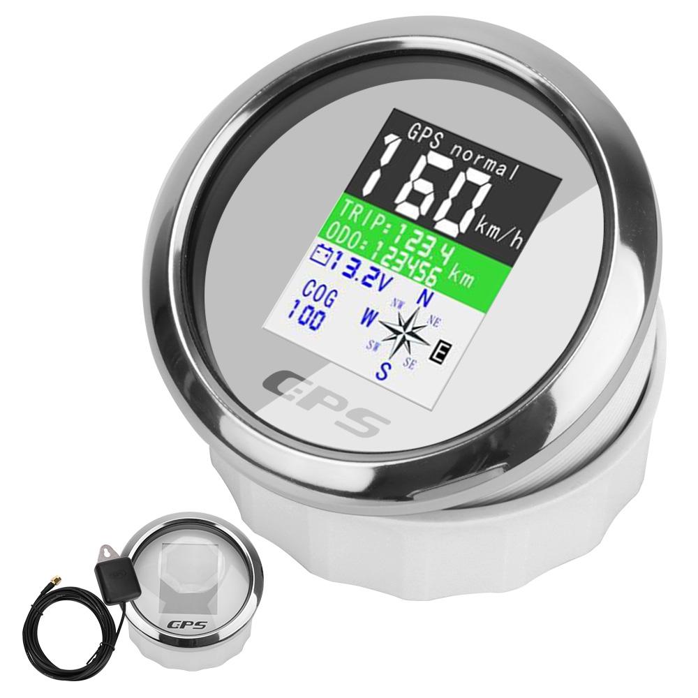 

Цифровой gps-спидометр, одометр, 85 мм, водонепроницаемый, регулируемый, для моторной яхты, лодки, автомобиля, подвесной двигатель + GPS-антенна