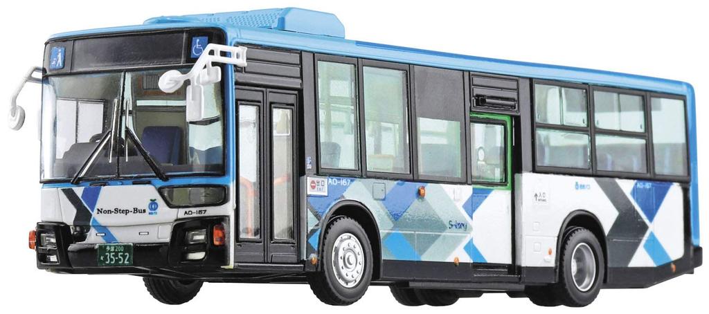 Aoshima Bunka Kyozaisha Working Vehicle Series Mitsubishi Fuso MP38 Aerostar Plastic Model 1/80 No.6 (Seibu Bus)